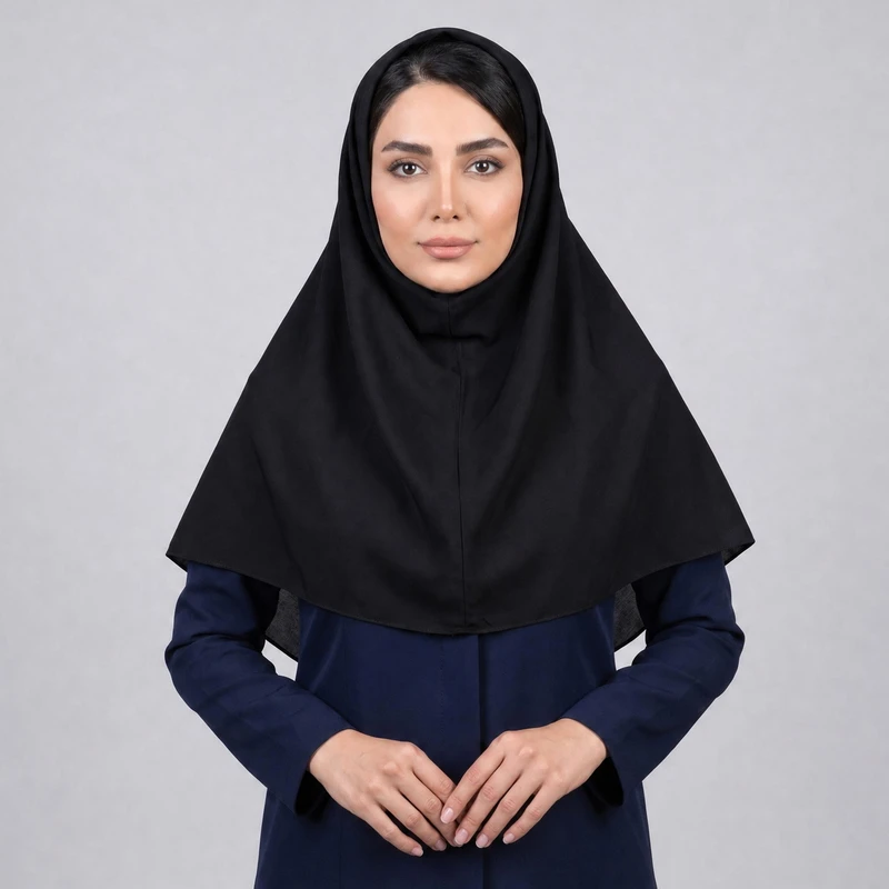 مقنعه بروجرد کد M-003 سایز 100 سانتی متر