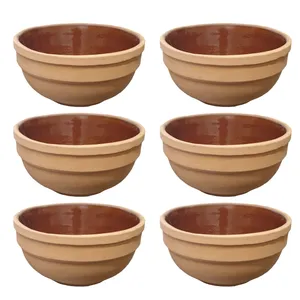 کاسه سفالی مدل سنتی کد W800 مجموعه 6 عددی