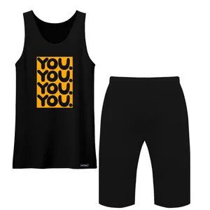 ست تاپ و شلوارک مردانه 27 مدل You کد MH1292