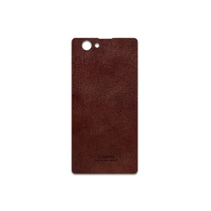 MAHOOT Natural-Leather Cover Sticker for Sony Xperia Z1 Compact