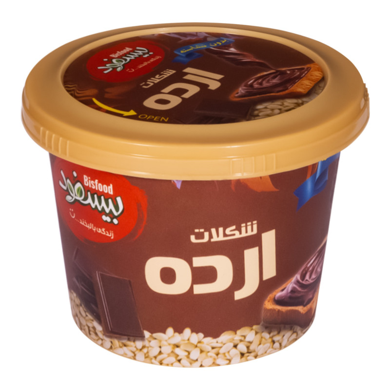 کرم ارده شکلاتی بیسفود مقدار 300 گرم