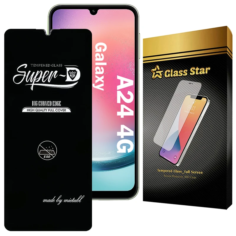 محافظ صفحه نمایش گلس استار مدل SUPERDNS مناسب برای گوشی موبایل سامسونگ Galaxy A24 4G