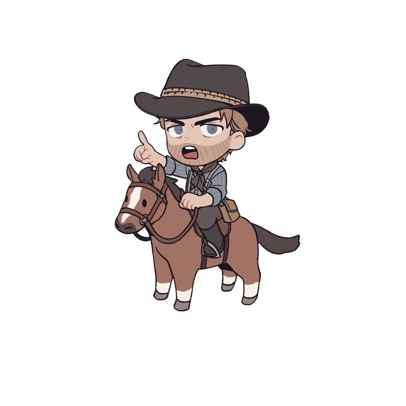 استیکر لپ تاپ و موبایل مدل بازی طرح ردد ردیمپشن Red Dead Redemption کد 3177