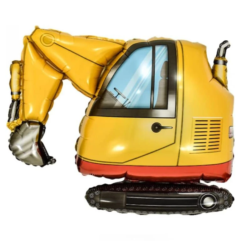 بادکنک فویلی طرح ماشین آلات بیل مکانیکی کد DB20