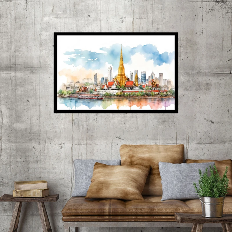 تابلو بکلیت طرح منظره شهری مدل B-bu1012