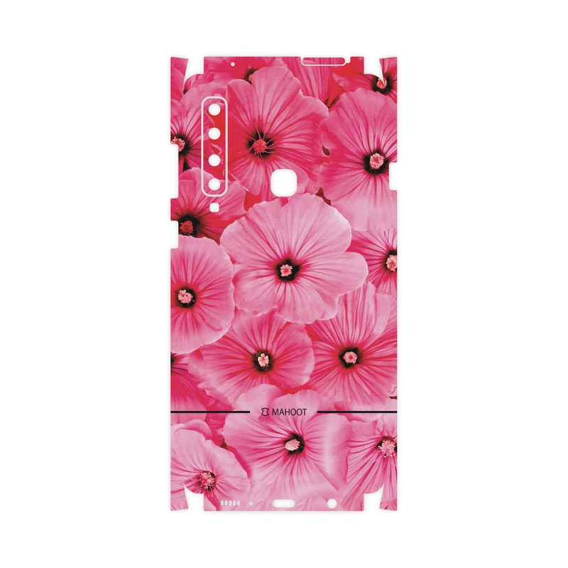 برچسب پوششی ماهوت مدل Pink-Flower-FullSkin مناسب برای گوشی موبایل سامسونگ Galaxy A9 2018