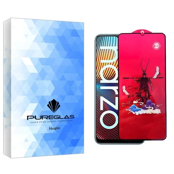 محافظ صفحه نمایش پیور گلس مدل NueGlas king مناسب برای گوشی موبایل ریلمی Narzo 20