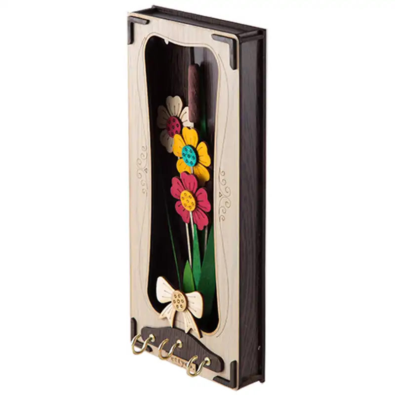 جاکلیدی پتیکو طرح گل و پاپیون کد R 5