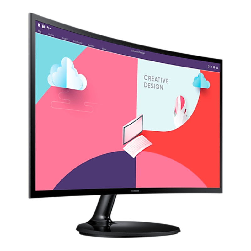 مانیتور خمیده 24 اینچ سامسونگ مدل Essential LS24C360EAMXUE