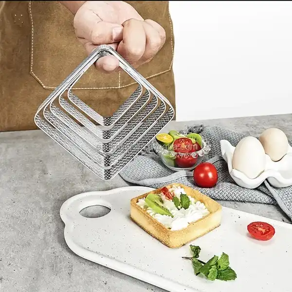 قالب تارت به گز مدل رینگ مربع کد 8