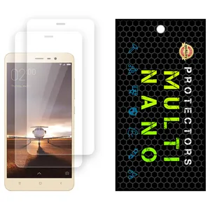 Multi Nano X-S2N Model Transparent Screen Protector Suitable For Xiaomi Redmi Note 3 (MediaTek) Mobile Phone Pack Of 2