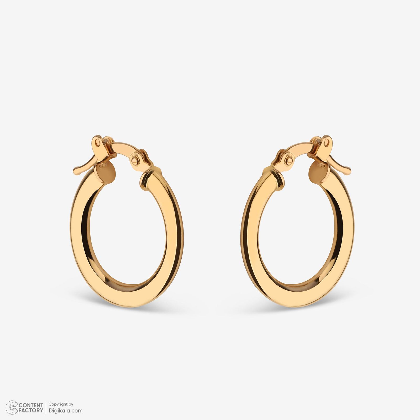 گوشواره کلیپسی طلا 18 عیار زنانه وی گالری مدل am110 -  - 8