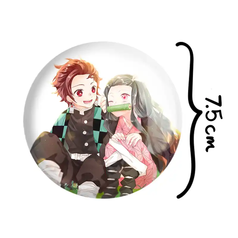 آینه جیبی خندالو مدل تانجیرو و نزوکو انیمه شیطان کش کد 27062