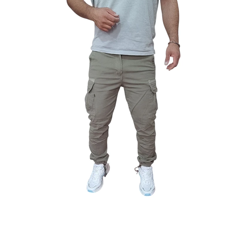 شلوار راسته مردانه مدل کتان شش جیب کد o.g.b6307
