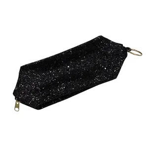 کیف لوازم آرایش زنانه مدل اکلیلی براق