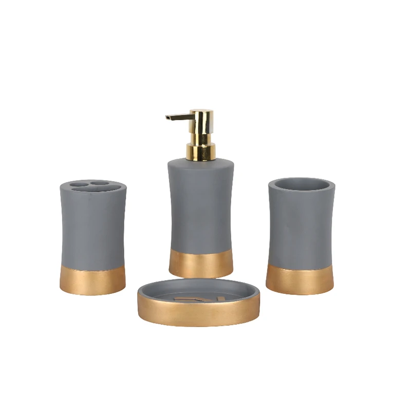 ست سرویس بهداشتی 4 تکه دلفین مدل 073-gr