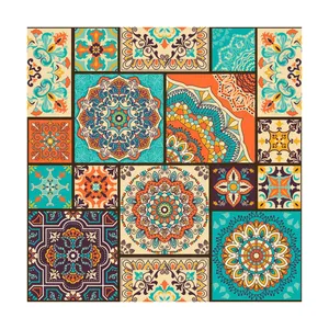 کاشی گلاک مدل اسلیمی طرح سنتی ایرانی کد TT124
