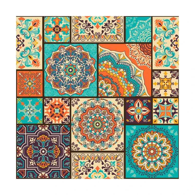 کاشی گلاک مدل اسلیمی طرح سنتی ایرانی کد TT124