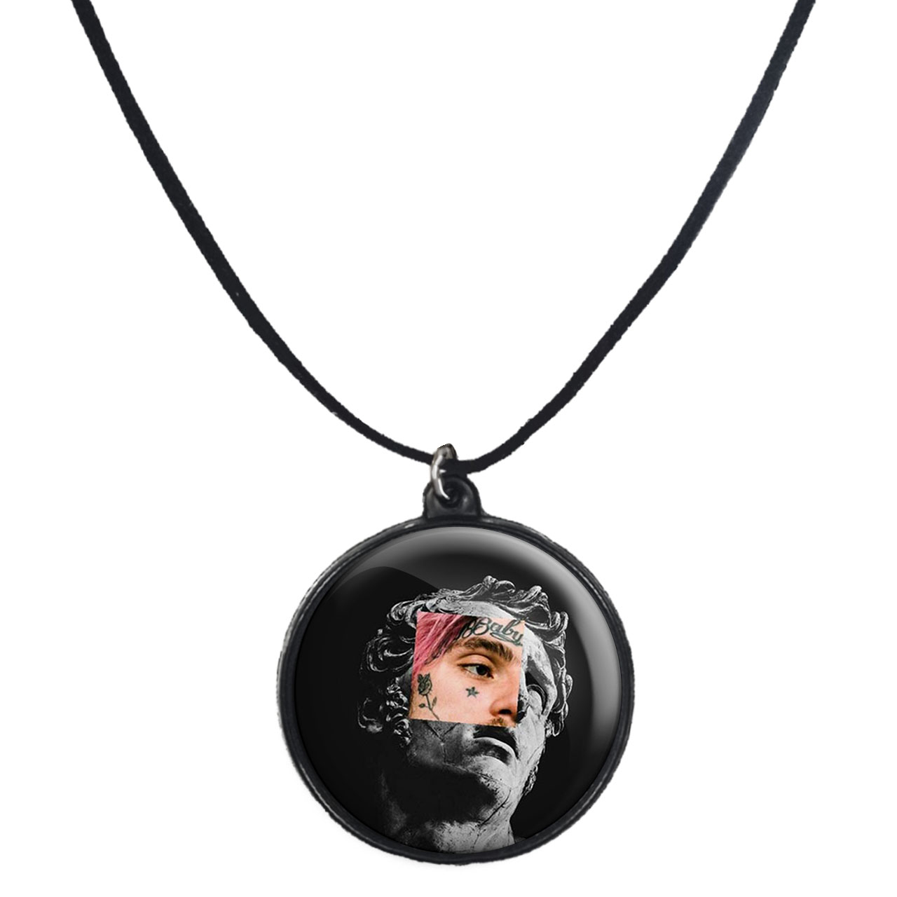 گردنبند پرمانه طرح گروه موسیقی متالیکا کد pmb.8417 مدل دو طرفه