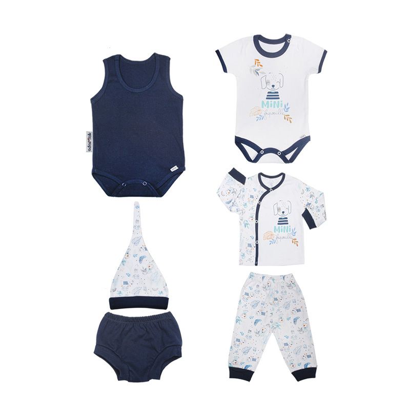 ست 6 تکه نوزادی مدل mini کد 010001 - - 1