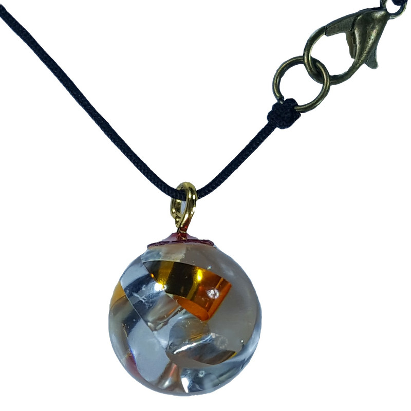 گردنبند دخترانه مدل توپی نخ کد 03 گردنبند دخترانه مدل توپی نخ کد 03