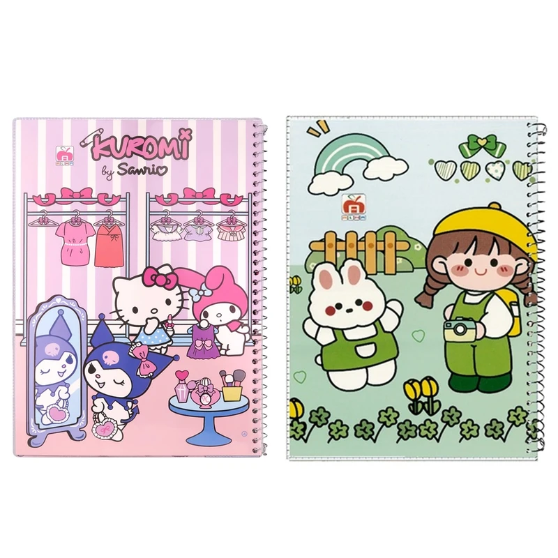 دفتر مشق 100 برگ نهال طرح دخترانه مدل 1155 بسته 2 عددی