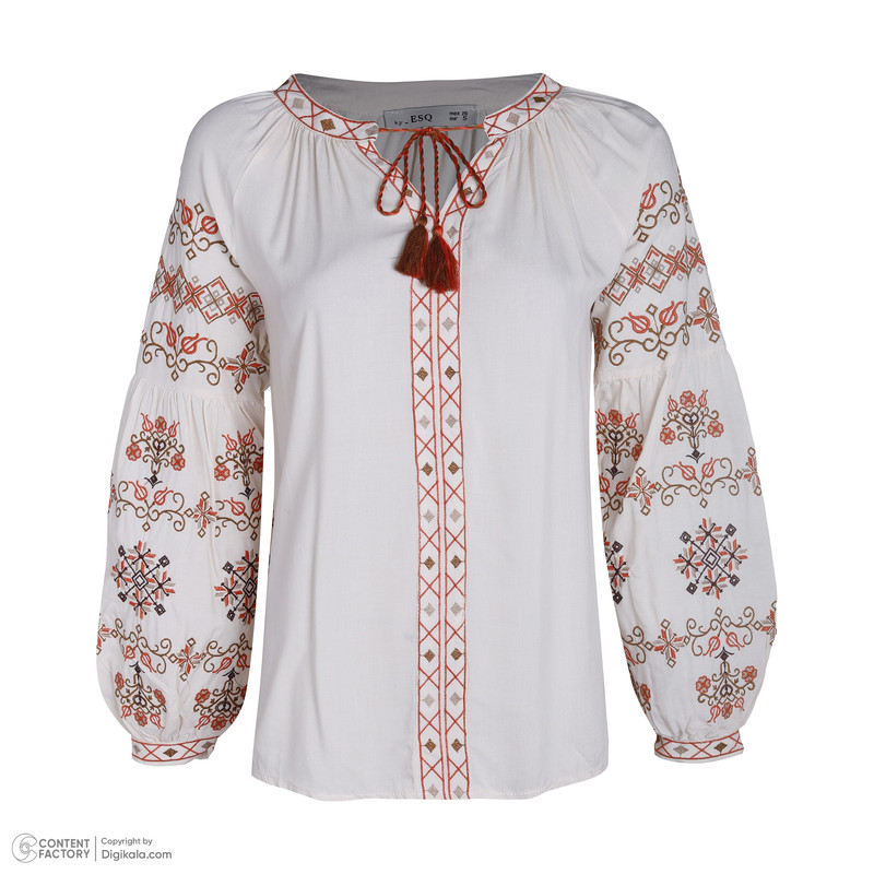 بلوز آستین بلند زنانه ای اس کیو مدل 1310