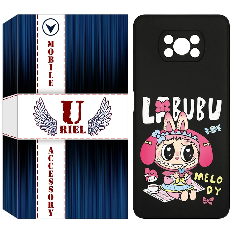 کاور یوریل مدل KSH کد 140 طرح عروسک لبوبو مناسب برای گوشی موبایل شیائومی Poco X3 / X3 Pro