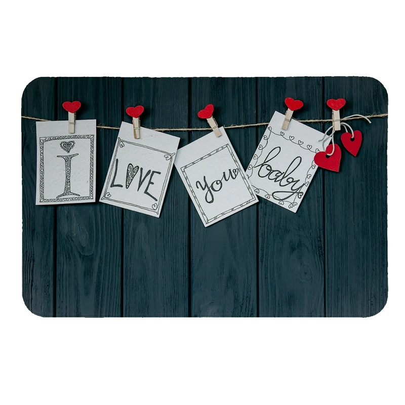 پادری طرح Love کد 6252 سایز 60 × 40 سانتی متر