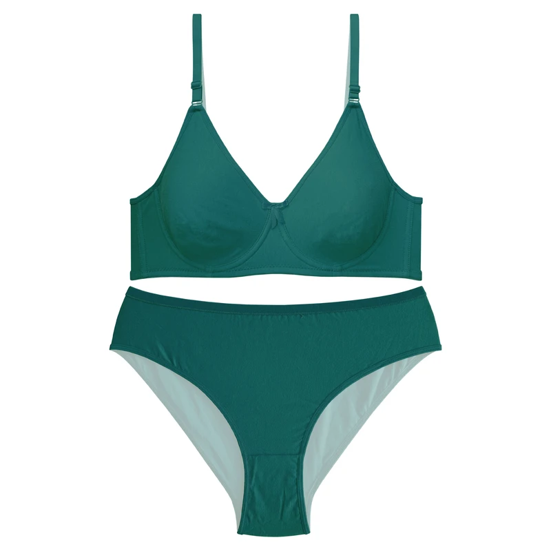 ست سوتین و شورت زنانه نوشه پوش مدل نخی کد 22019