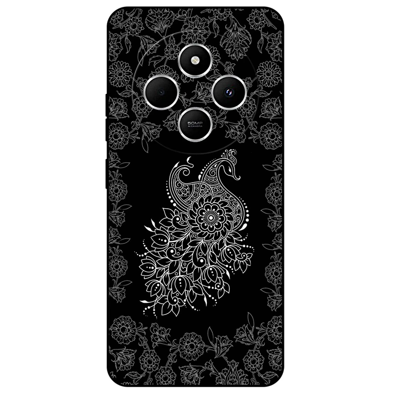 کاور مگافون طرح ققنوس مدل 7425 مناسب برای گوشی موبایل شیائومی Redmi 14C