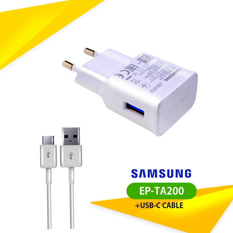 قیمت و خرید شارژر دیواری مدل EP-TA200 به همراه کابل تبدیل USB-C