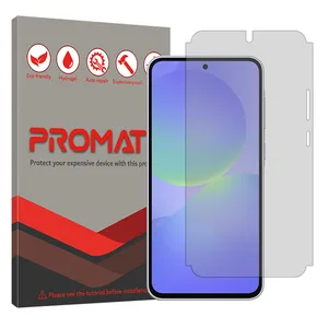 Promate Resistant model transparent screen protector suitable for Samsung Galaxy A56 mobile phone