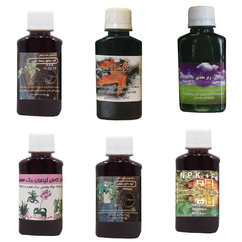 کود مایع فسفر ریشه زایی 10-52-10 و کلات آهن و ریز مغذی و کود گیاهان برگ سبز و کود پتوس و کود کامل سه بیست مدل life drop حجم 120 میلی لیتر کود مایع فسفر ریشه زایی 10-52-10 و کلات آهن و ریز مغذی و کود گیاهان برگ سبز و کود پتوس و کود کامل سه بیست مدل life drop حجم 120 میلی لیتر