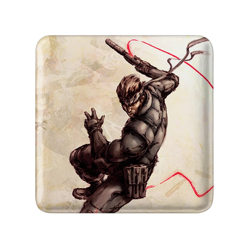 مگنت خندالو طرح بازی متال گیر (Metal Gear) مدل مربعی کد 33149
