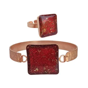 نیم ست زنانه مدل مربعی کد JW403.1