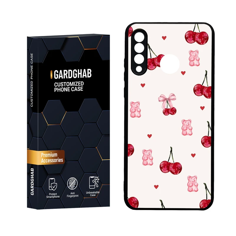  کاور گارد قاب مدل دور ژله ای پشت گلس دخترانه مناسب برای گوشی موبایل هوآوی P30 Lite