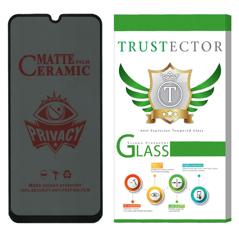  محافظ صفحه نمایش سرامیکی حریم شخصی تراستکتور مدل PRCTA مناسب برای گوشی موبایل سامسونگ Galaxy M30