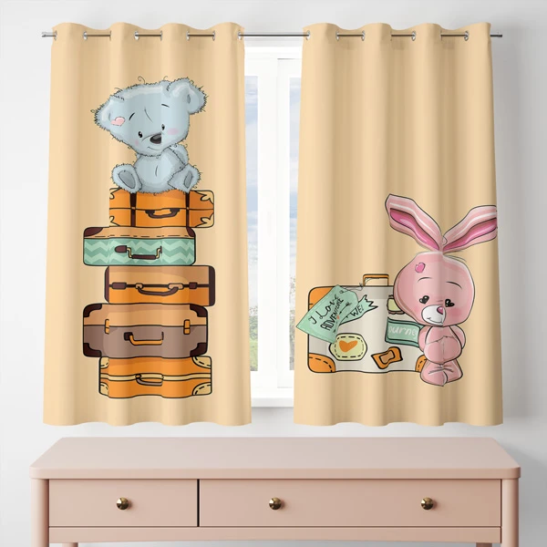 پرده مدل مخمل پانچی کد 8144 سایز 200x140 سانتی متر