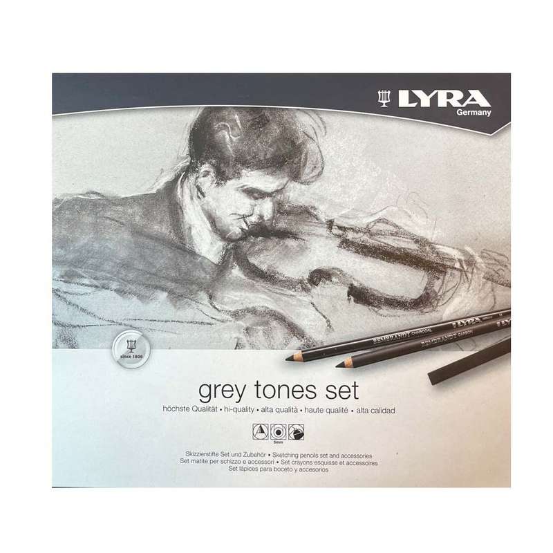 ست طراحی لیرا مدل Gray Tones کد 156281 مجموعه 25 عددی ست طراحی لیرا مدل Gray Tones کد 156281 مجموعه 25 عددی