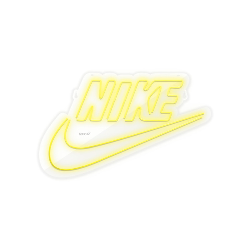 چراغ دیواری نئون دیزاین طرح Nike-Text_YL