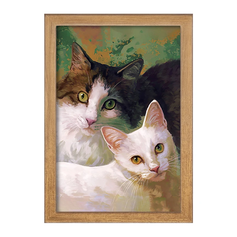 تابلو خندالو مدل گربه ها کد F9329