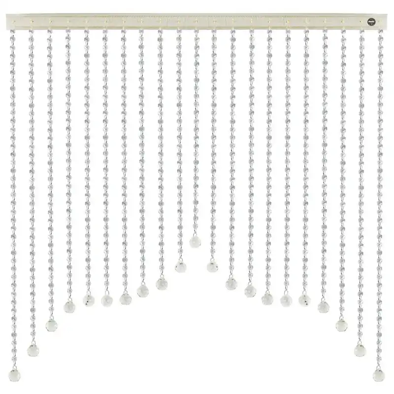 پرده آریا کریستال مدل ساسانی سایز 100x100 سانتی متر