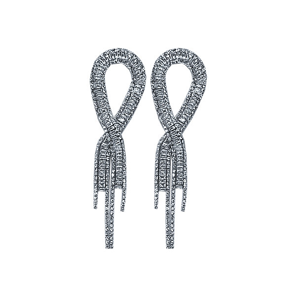 گوشواره زنانه مدل نگین دار ظریف کد 5009ak