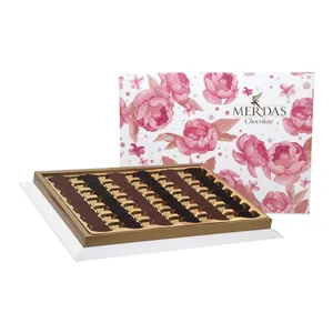 شکلات کادویی گل صورتی مرداس - 220 گرم