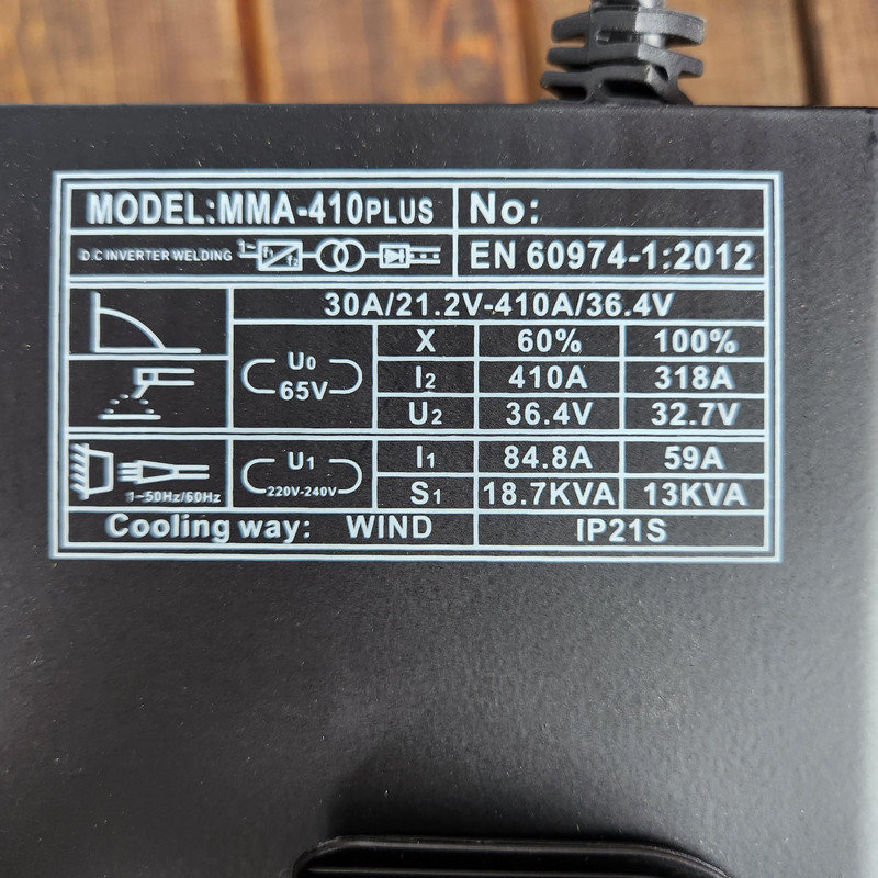 دستگاه جوش 410 امپر اینتیمکث کد GHR 987