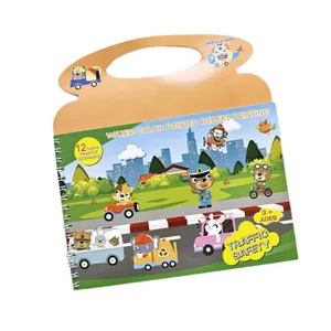 بازی آموزشی رنگ آمیزی مدل مجیک واتر طرح ترافیک