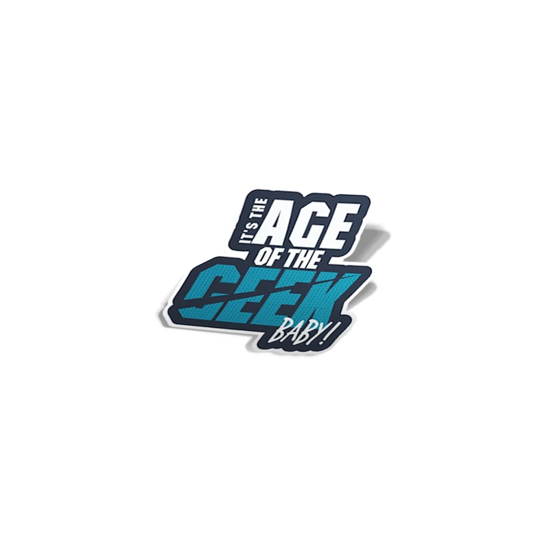 استیکر تزئینی موبایل و تبلت لولو مدل دور و زمونه گیک هاست عزیزم ITS THE AGE OF THE GEEK کد 538