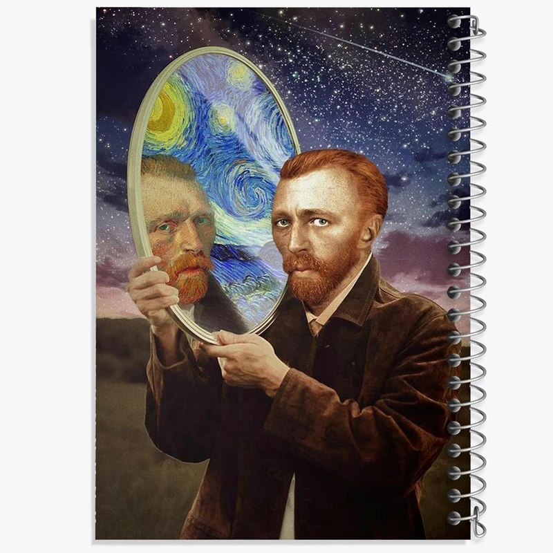 دفتر نقاشی 50 برگ خندالو مدل ونسان ونگوگ کد 25470