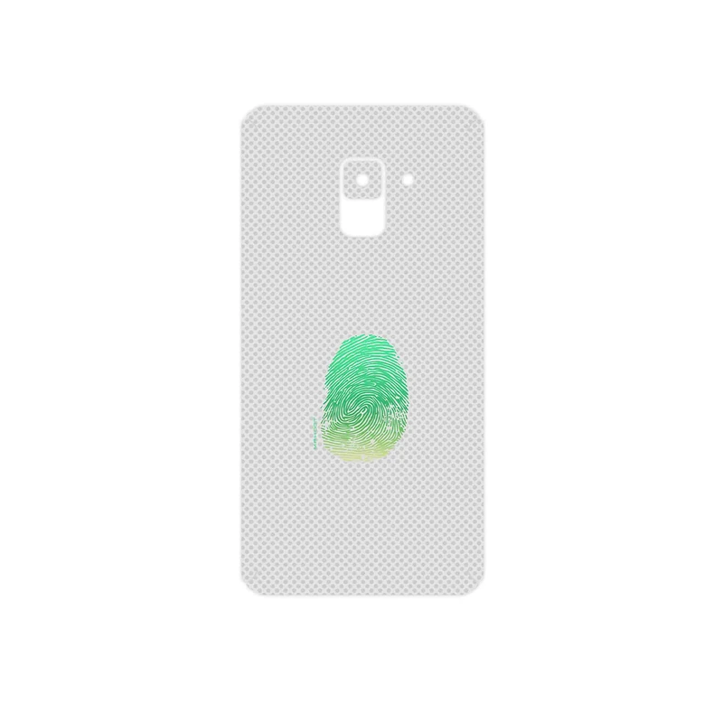 برچسب پوششی ماهوت مدل Minimal Fingerprint مناسب برای گوشی موبایل سامسونگ Galaxy A8 2018
